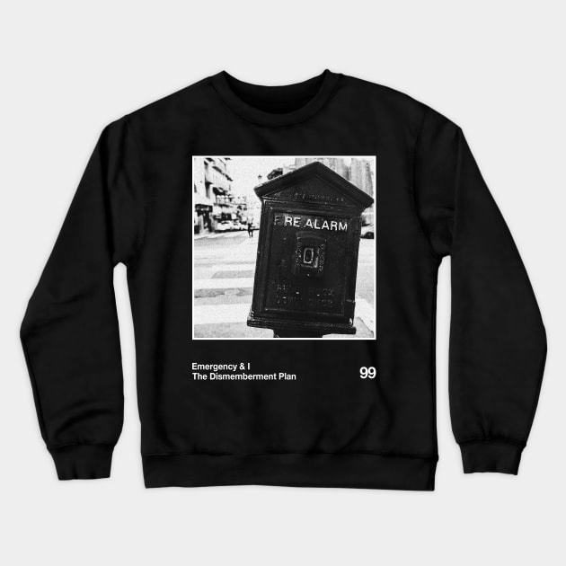 The Dismemberment Plan || 90s Artwork Faded Retro Crewneck Sweatshirt by solutesoltey